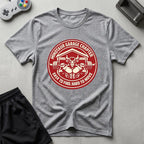 DreamMaker mockup — Minotaur Garage Chapter T-Shirt (sport-grey)