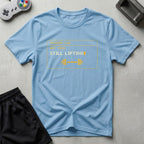 DreamMaker mockup — Mission Log Day 4000 T-Shirt (light-blue)