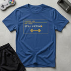 DreamMaker mockup — Mission Log Day 4000 T-Shirt (royal)