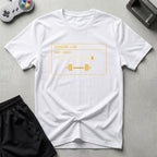 DreamMaker mockup — Mission Log Day 4000 T-Shirt (white)