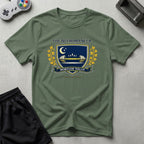 DreamMaker mockup — Necromancer Crest T-Shirt (military-green)