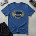 DreamMaker mockup — Necromancer Crest T-Shirt (royal)