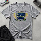 DreamMaker mockup — Necromancer Crest T-Shirt (sport-grey)