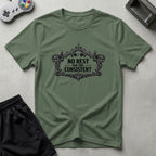 DreamMaker mockup — No Rest T-Shirt (military-green)