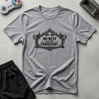 DreamMaker mockup — No Rest T-Shirt (sport-grey)