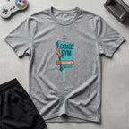 DreamMaker mockup — No Vacancy Gym T-Shirt (sport-grey)