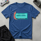 DreamMaker mockup — Now Playing Gym T-Shirt (royal)