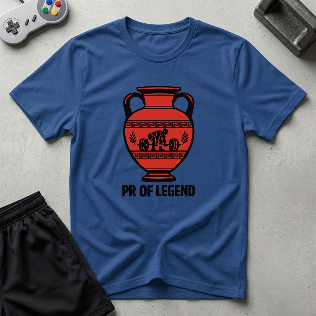 DreamMaker mockup — PR of Legend T-Shirt (royal)