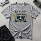 DreamMaker mockup — Paladin Crest T-Shirt (sport-grey)
