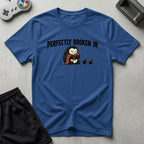 DreamMaker mockup — Perfectly Broken In T-Shirt (royal)