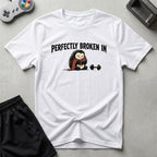DreamMaker mockup — Perfectly Broken In T-Shirt (white)