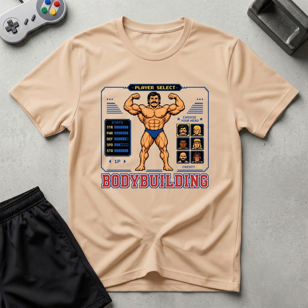 DreamMaker mockup — Player Select T-Shirt (natural)