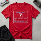 DreamMaker mockup — Polo Shirt Equipped T-Shirt (red)