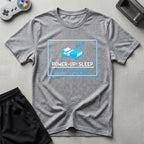 DreamMaker mockup — Power Up Sleep T-Shirt (sport-grey)