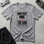 DreamMaker mockup — Retro Event Card T-Shirt (sport-grey)