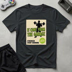 DreamMaker mockup — Retro Sci Fi Poster T-Shirt (black)