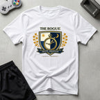 DreamMaker mockup — Rogue Crest T-Shirt (white)
