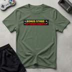 DreamMaker mockup — Saturday Squats T-Shirt (military-green)