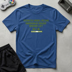 DreamMaker mockup — Stealth Mode Active T-Shirt (royal)