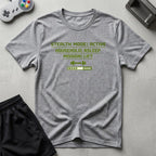 DreamMaker mockup — Stealth Mode Active T-Shirt (sport-grey)