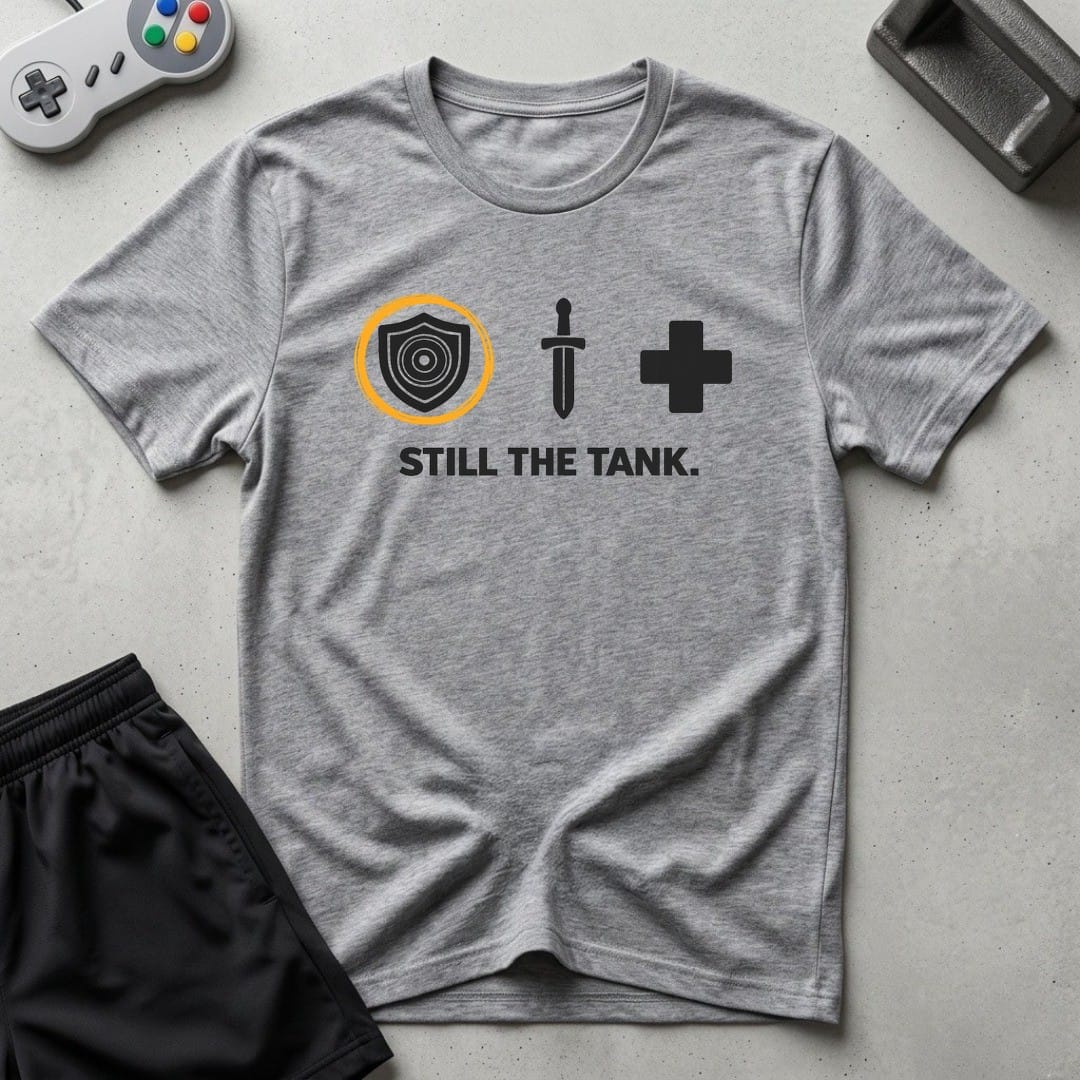 DreamMaker mockup — Still The Tank T-Shirt (sport-grey)