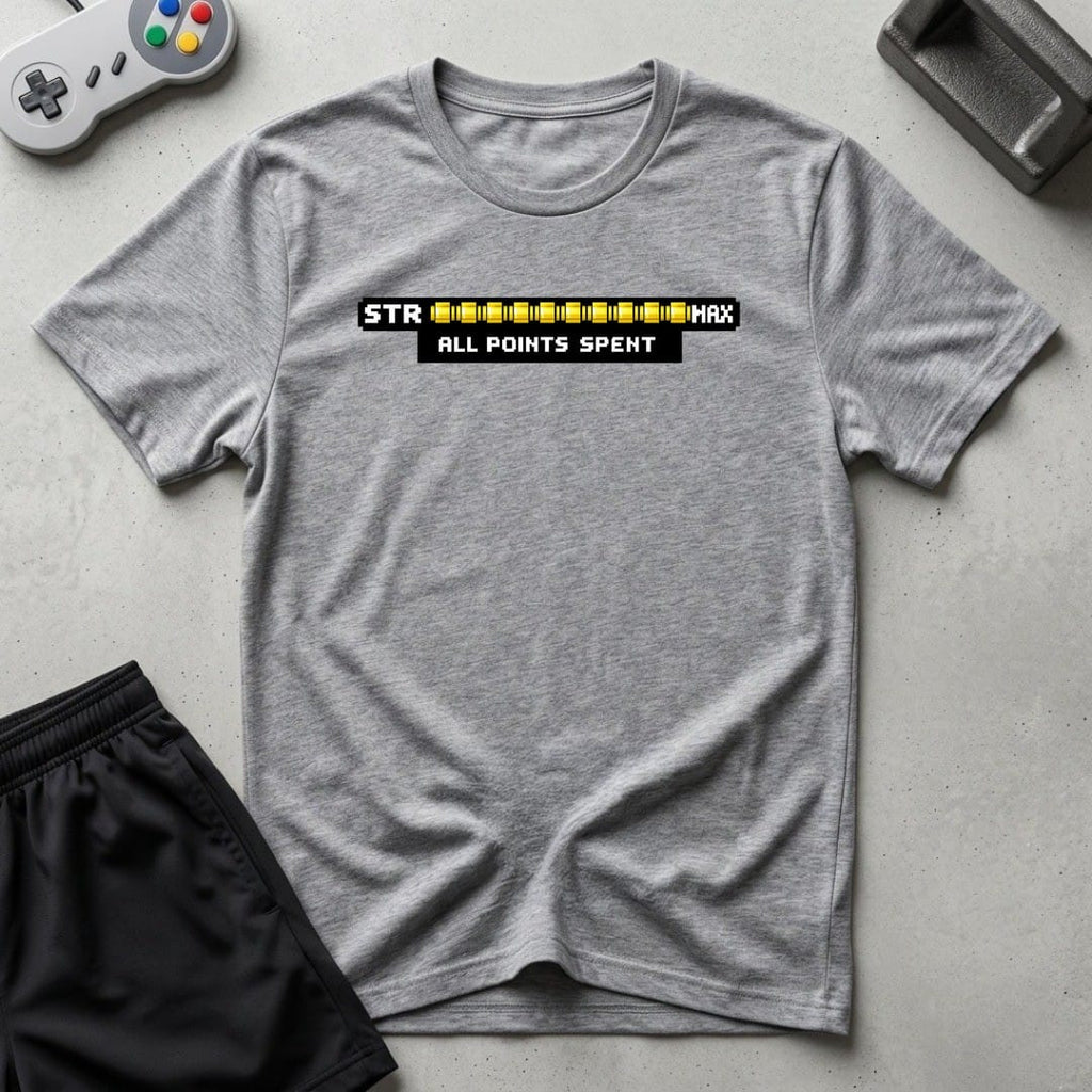 DreamMaker mockup — Str Points Max T-Shirt (sport-grey)