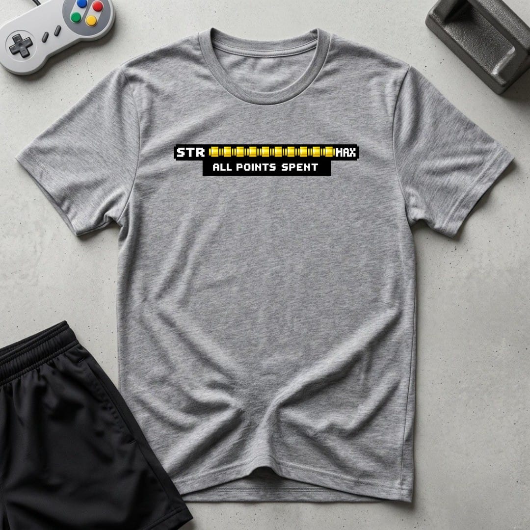 DreamMaker mockup — Str Points Max T-Shirt (sport-grey)