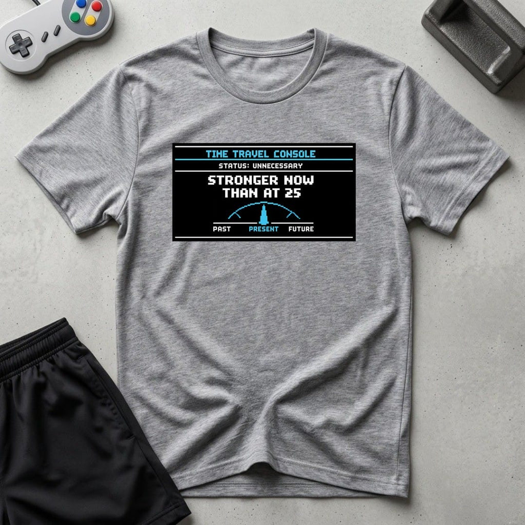 DreamMaker mockup — Stronger Than 25 T-Shirt (sport-grey)