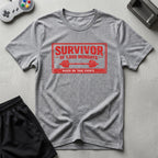 DreamMaker mockup — Survivor 1000 Mondays T-Shirt (sport-grey)