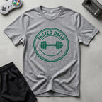DreamMaker mockup — Tested Daily T-Shirt (sport-grey)