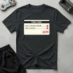 DreamMaker mockup — Time Card T-Shirt (black)