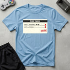 DreamMaker mockup — Time Card T-Shirt (light-blue)