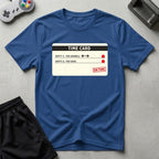 DreamMaker mockup — Time Card T-Shirt (royal)