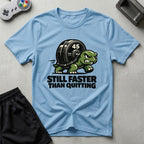 DreamMaker mockup — Turtle Mode T-Shirt (light-blue)