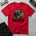 DreamMaker mockup — Turtle Mode T-Shirt (red)