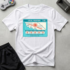 DreamMaker mockup — Weather Report T-Shirt (white)