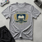 DreamMaker mockup — Wzard Crest T-Shirt (sport-grey)