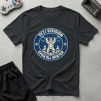 DreamMaker mockup — Yeti Gym Division T-Shirt (black)