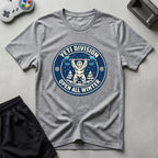 DreamMaker mockup — Yeti Gym Division T-Shirt (sport-grey)