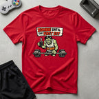 DreamMaker mockup — Zombie Until First Set T-Shirt (red)
