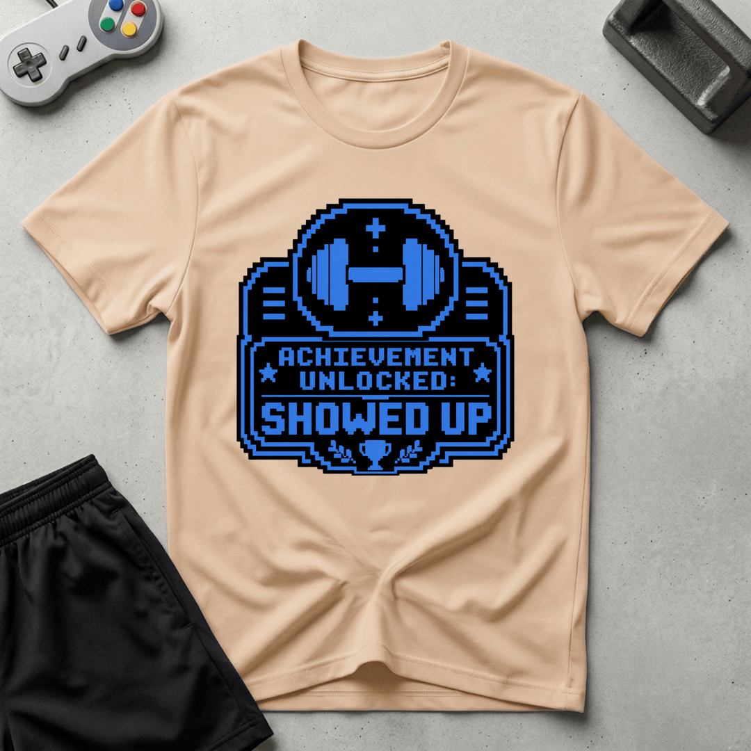 Achievement Unlocked T-Shirt - Natural
