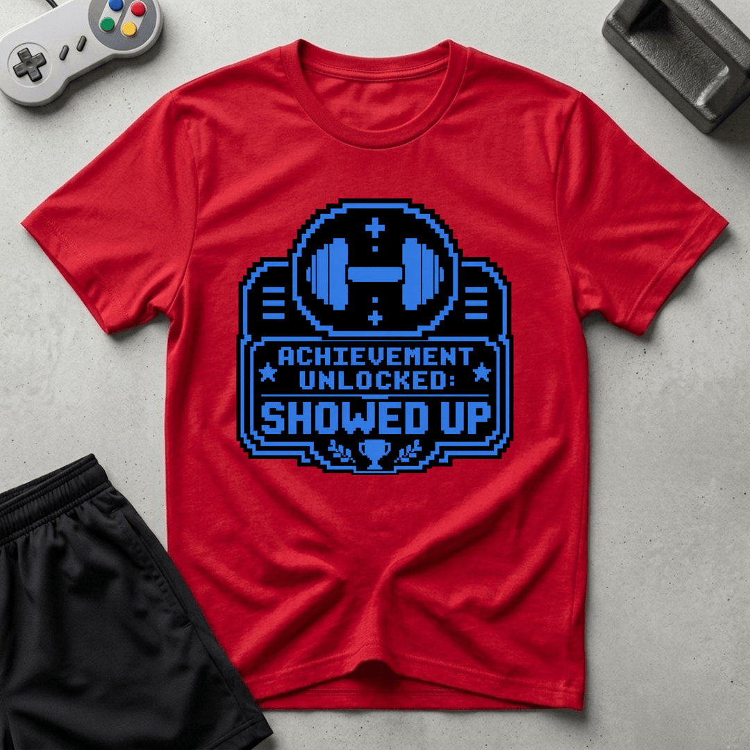 Achievement Unlocked T-Shirt - Red