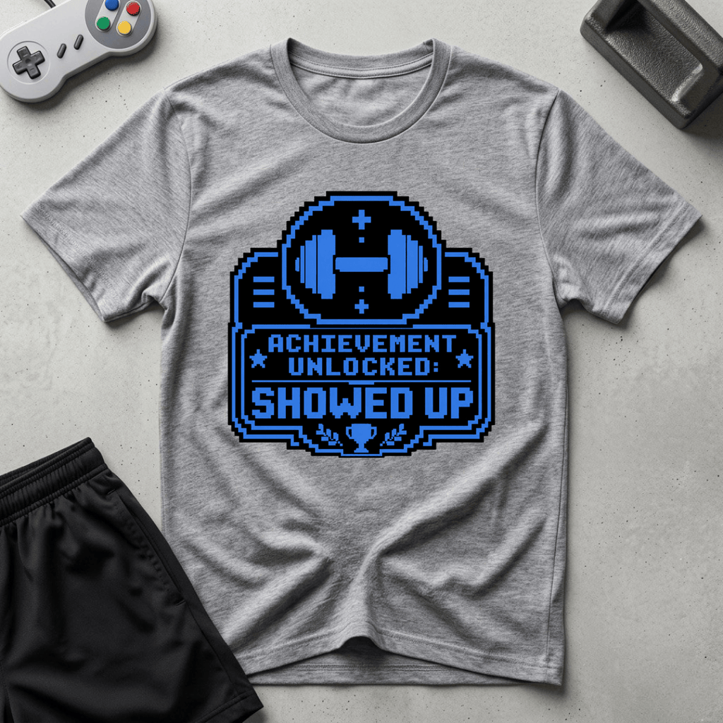 Achievement Unlocked T-Shirt - Sport Grey
