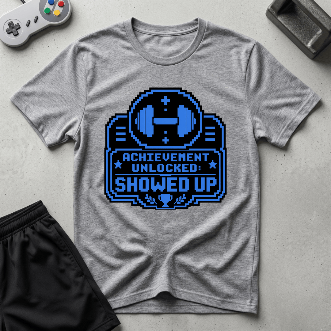 Achievement Unlocked T-Shirt - Sport Grey
