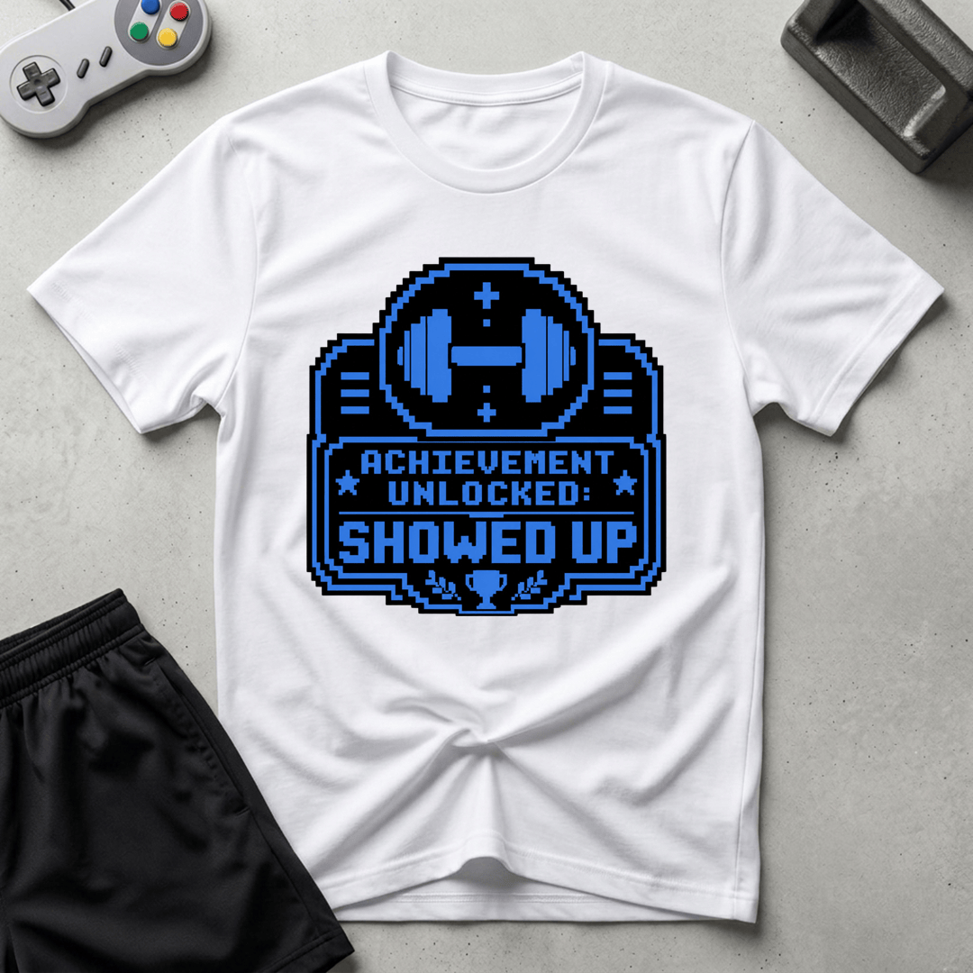 Achievement Unlocked T-Shirt - White