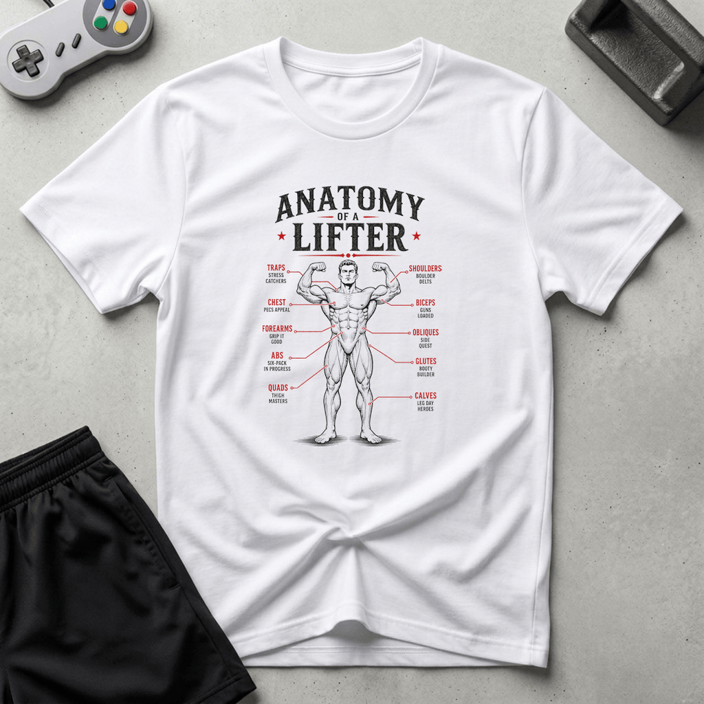 Lifter Anatomy T-Shirt - White