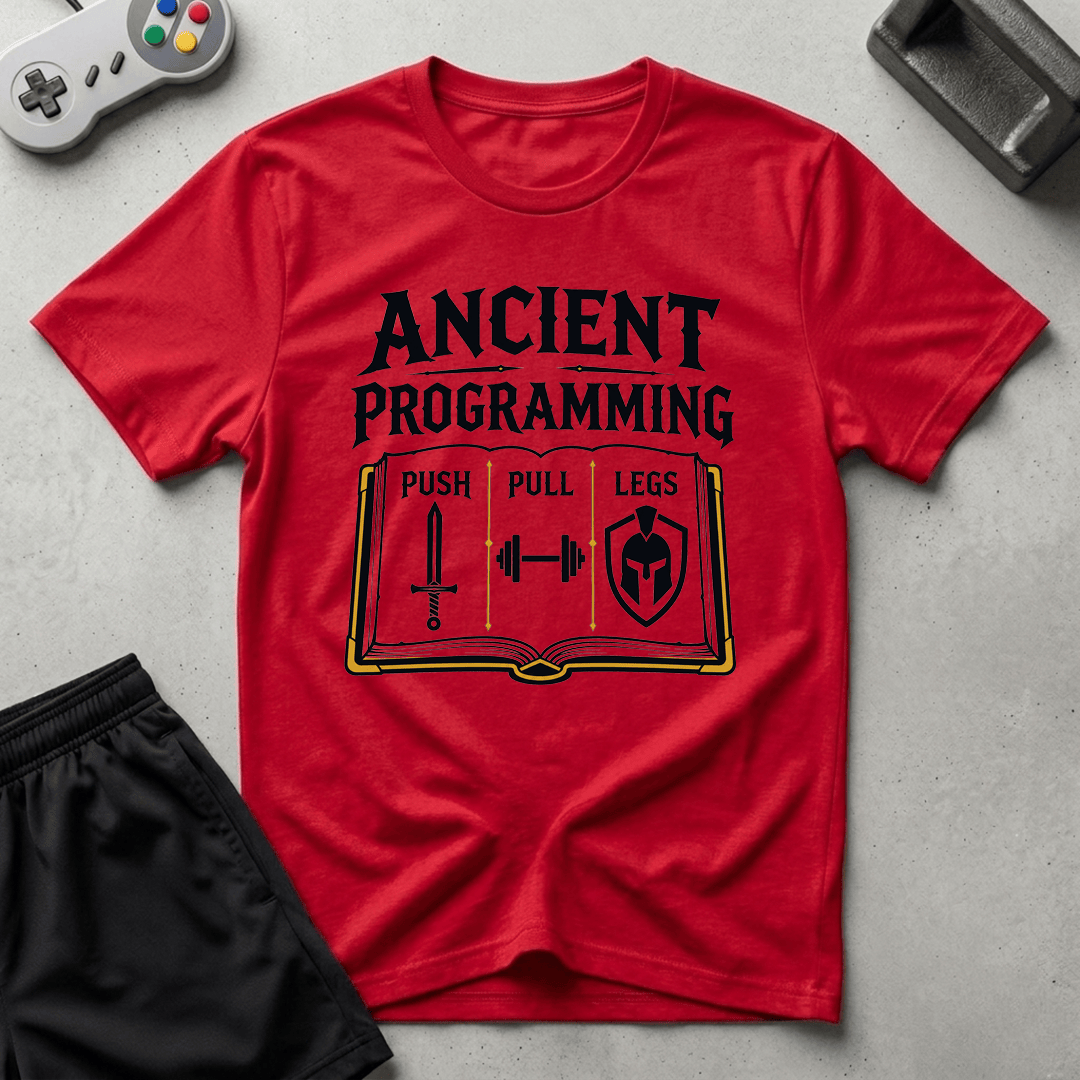 Ancient Programming T-Shirt - Red
