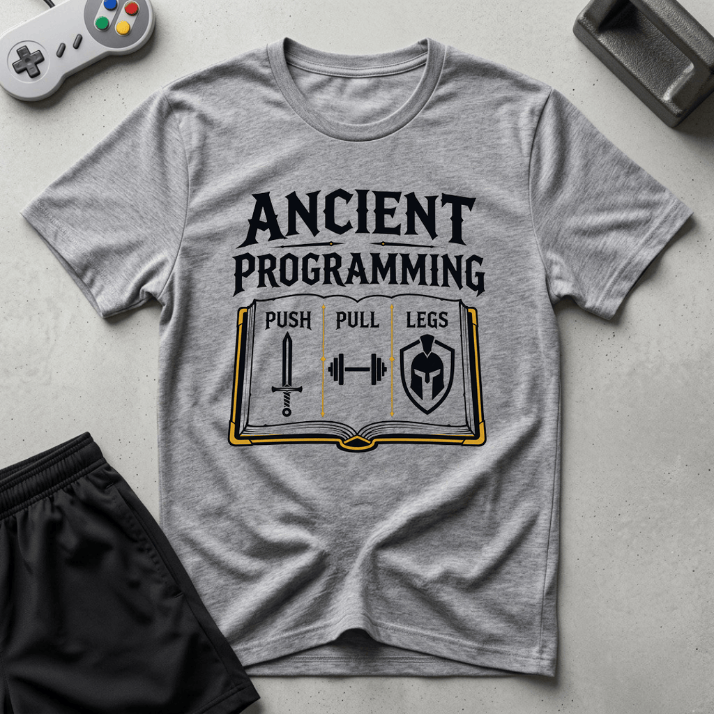 Ancient Programming T-Shirt - Sport Grey