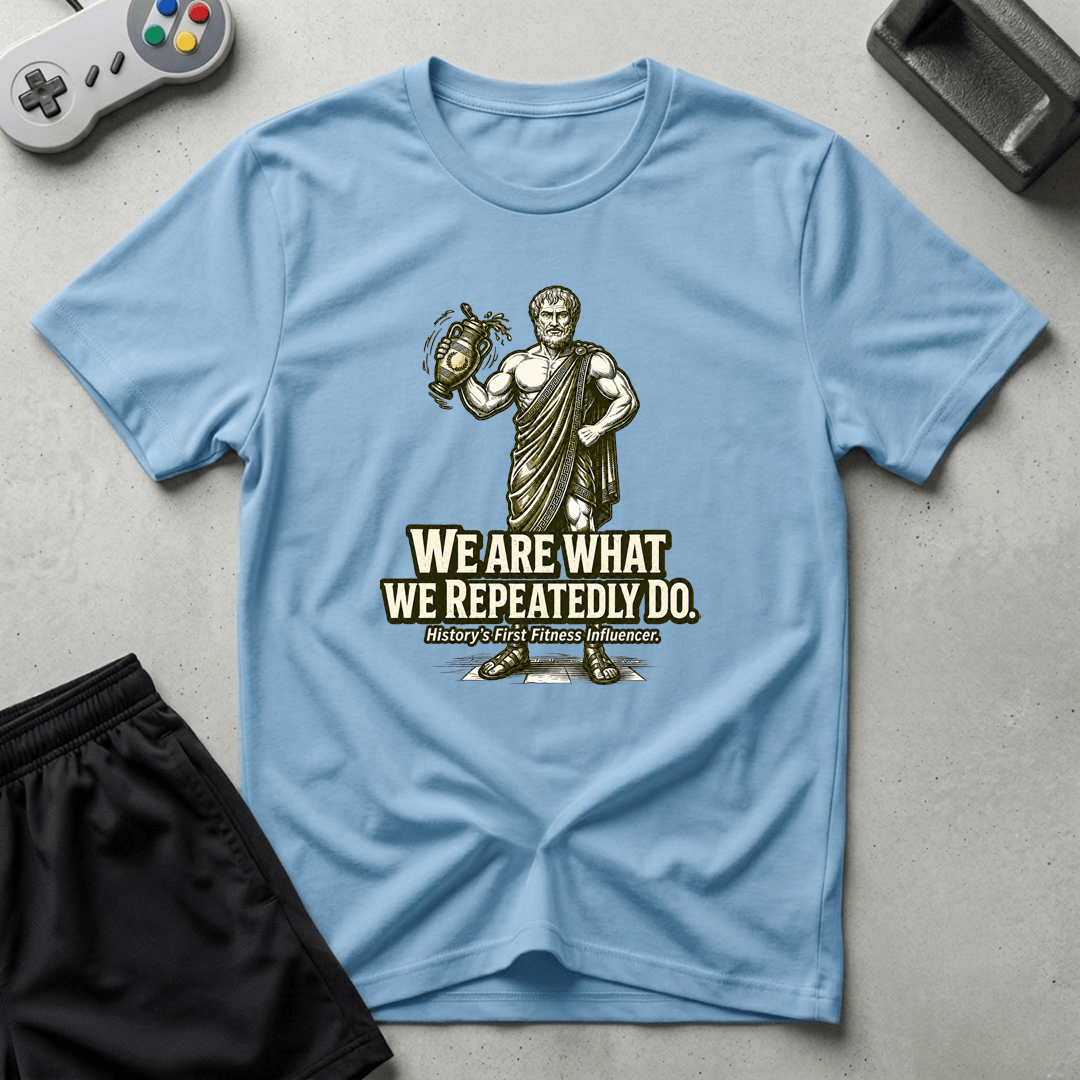 Aristotle Original Influencer T-Shirt - Light Blue