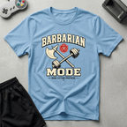 Barbarian Mode T-Shirt - Light Blue
